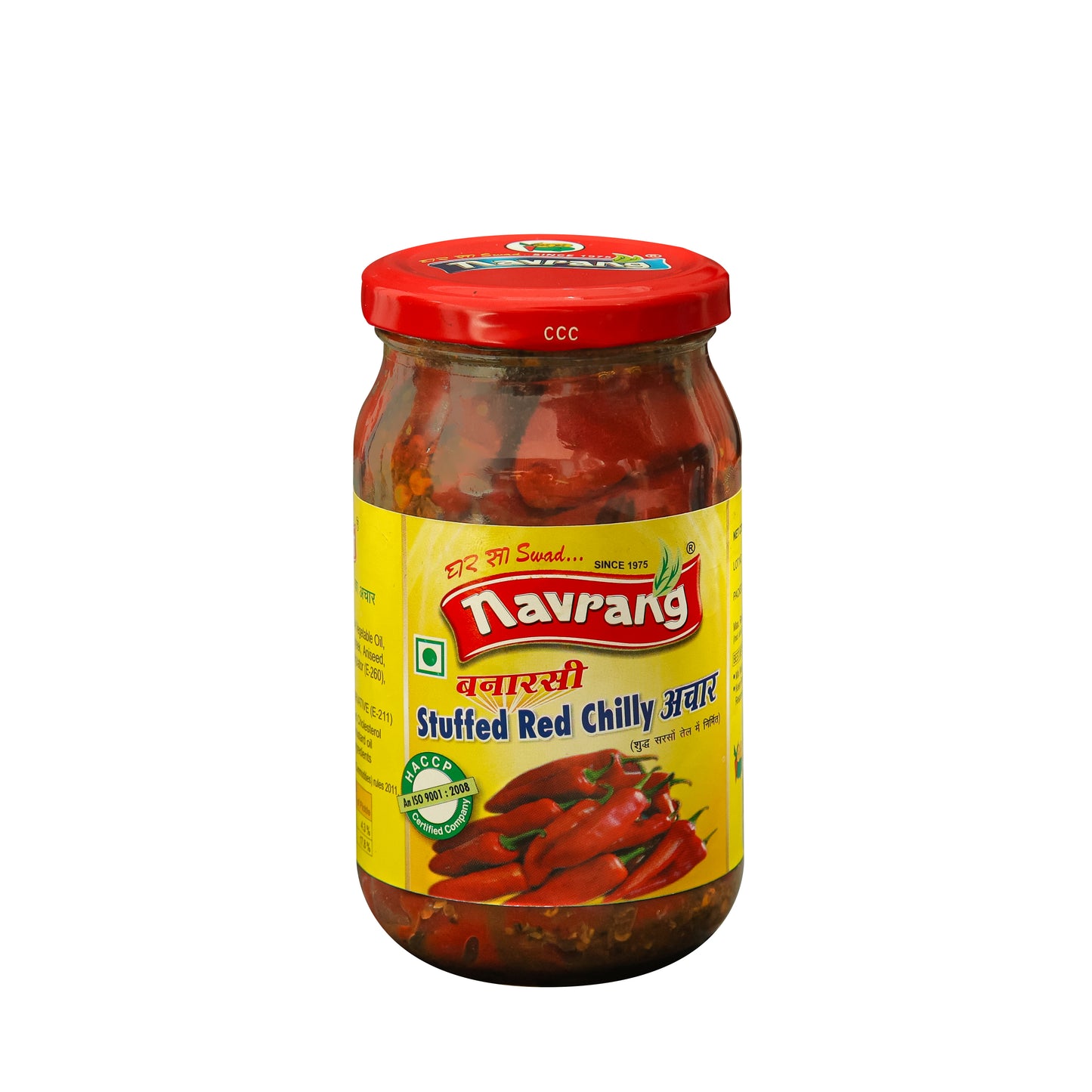 Stuffed Red Chilly Pickle - 400g Pack