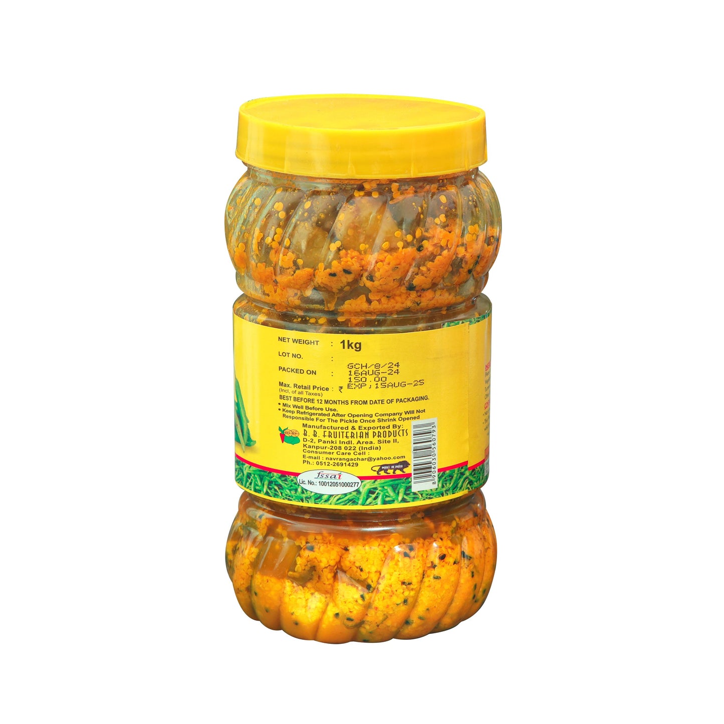 Green Chilly Pickle - 1kg Pack