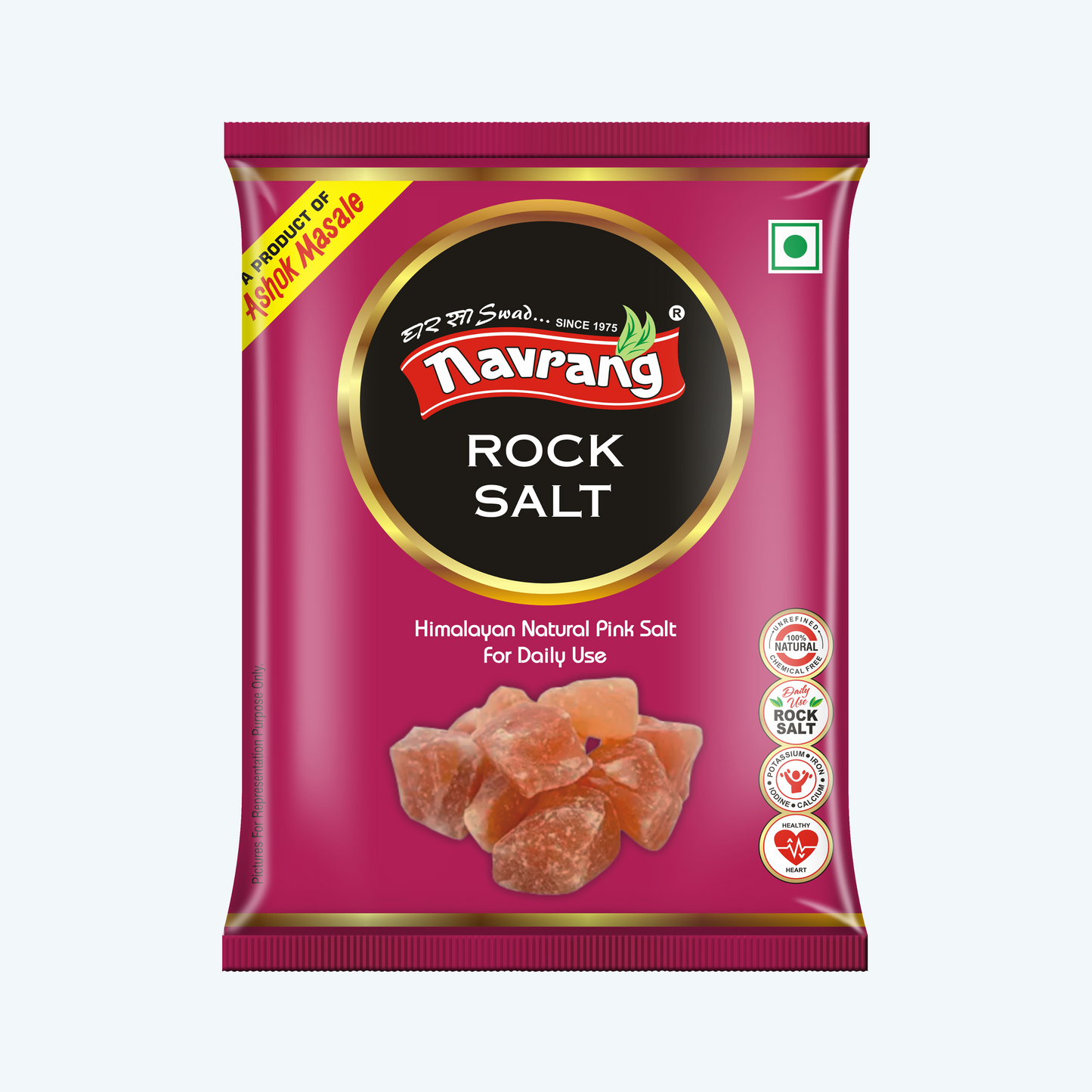 Rock Salt (Sendha Namak) सेंधा नमक - 200g Pack ( Pack of 5 )