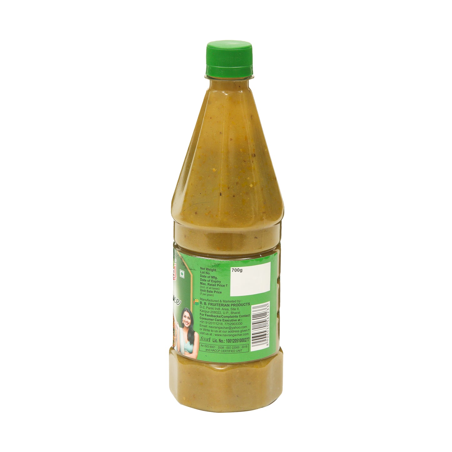 Green Chilli Sauce (ग्रीन चिल्ली सॉस) - 700g Bottle