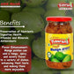 Combo of Mango Pickle 400g - Banarsi Red Stuffed Chili Pickle 400g