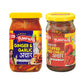 Combo of Banarsi Red Stuffed Chili Pickle 200g  -  Ginger & Garlic Mixed Pickle 200g