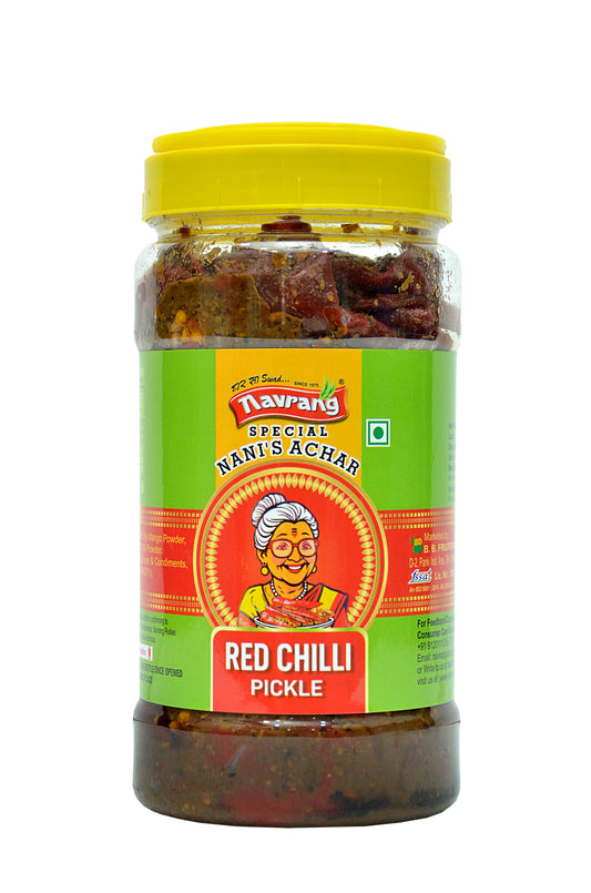 Stuffed Red Chilly Pickle - 900g Pack
