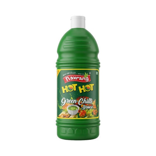 Green Chilli Sauce (ग्रीन चिल्ली सॉस) - HDPE 900g Bottle
